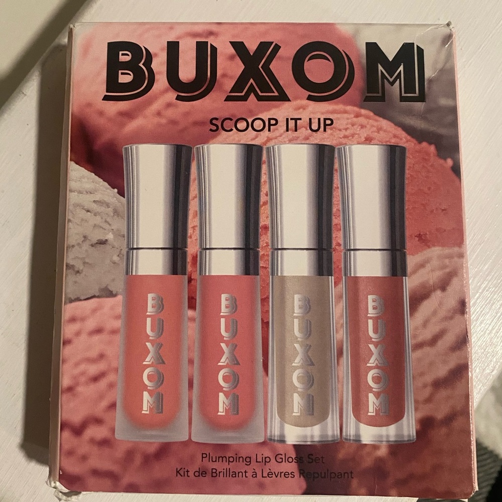 Buxom 4 Piece Plumping Lipgloss Set - New sealed in box